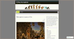 Desktop Screenshot of criticadaespecie.com